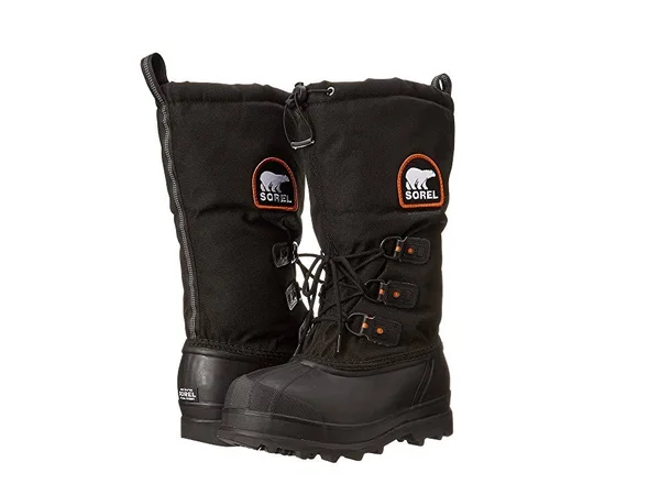 Sorel Glacier XT Winter Boots for Men's, Black, 8