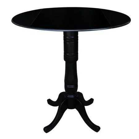 Canora Grey Ollie Pub Table, Black