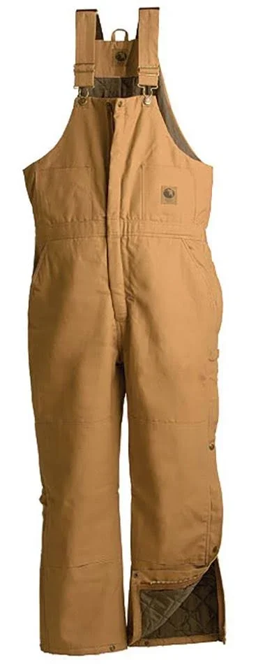 Berne Overall Deluxe Insulated Bib - Brown, M