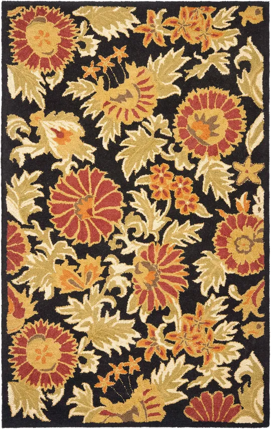 Safavieh Blossom BLM912A Area Rug - Black/Multi, Size: 8& x 10&