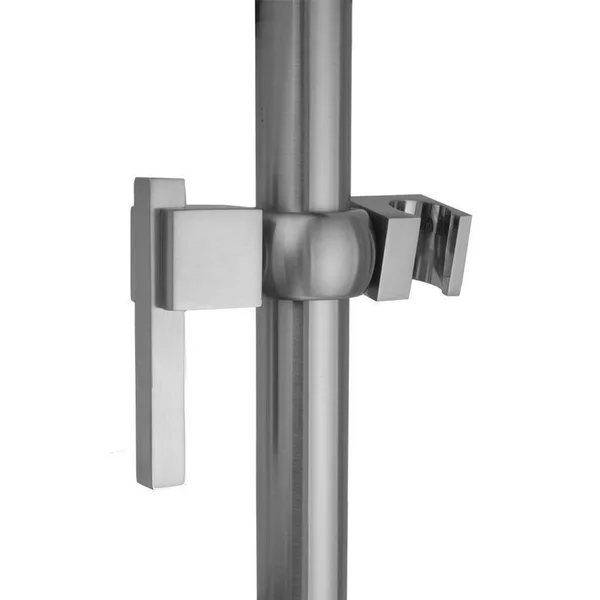 Jaclo Cubix 3 3/4x22 Handshower Slider with Lever Handle for Luxury Grab Bar in Black Nickel, SKU: SQSL70-BKN