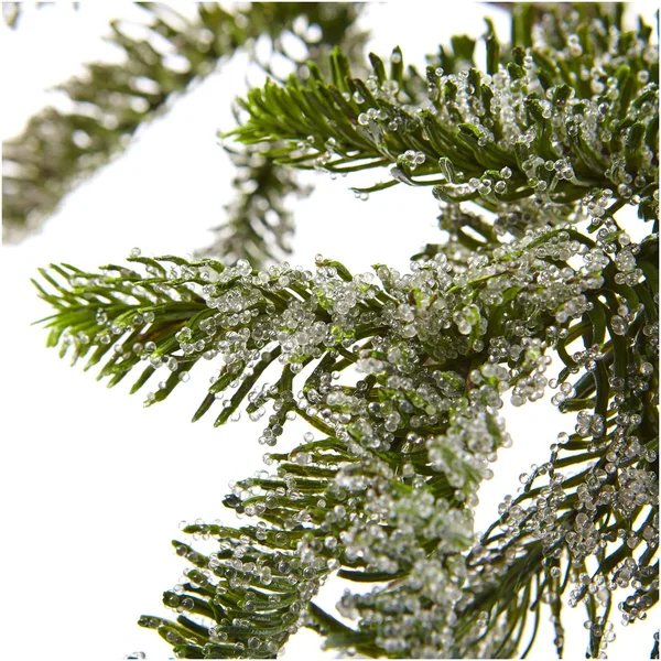 Nearly Natural 3& Iced Pine Tree w/Burlap Base