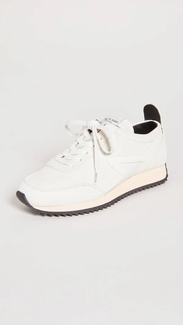 Rag & Bone Women's Retro Runner Sneakers - Antique White