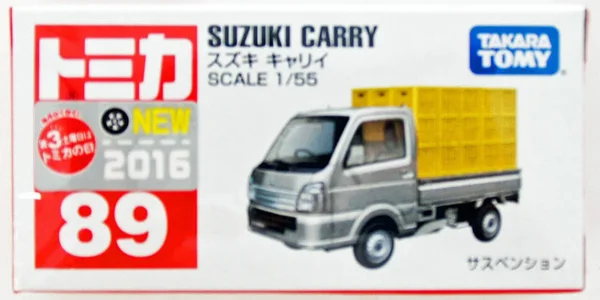 Tomy Tomica No.89 1/55 Scale Suzuki Carry Box with Tracking#New Japan