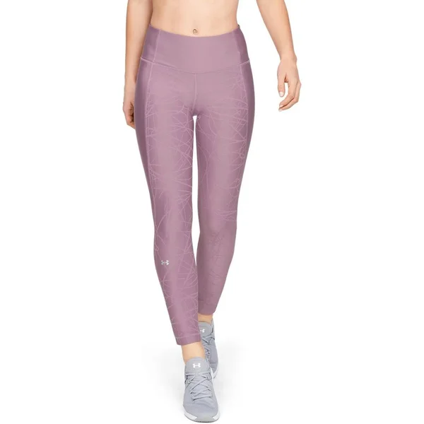 Under Armour Women's HeatGear Armour Ankle Crop Leggings, Size: XL, Purple