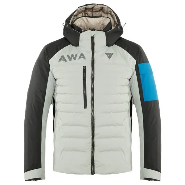Dainese Awa Black, Textile Jacket - Light Grey/Black/Blue - XXL