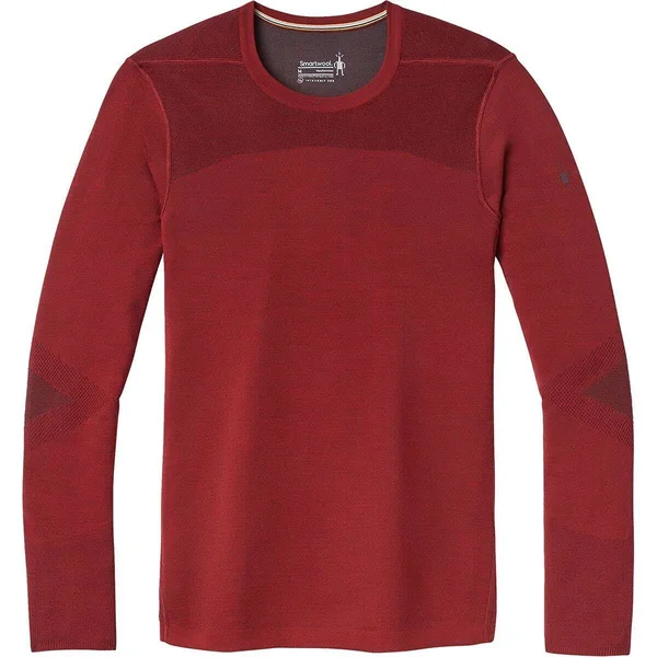Smartwool Men's Intraknit Merino 200 Crew - Small - Tibetan Red - Forged Iron