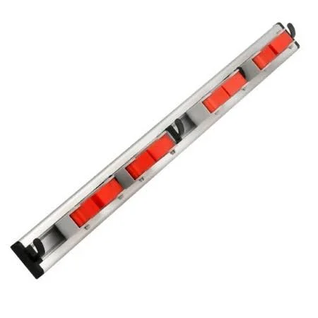 Alpine Industries Alp498-4-3Pk Mop and Broom Holder - 4 Holders and 5 H