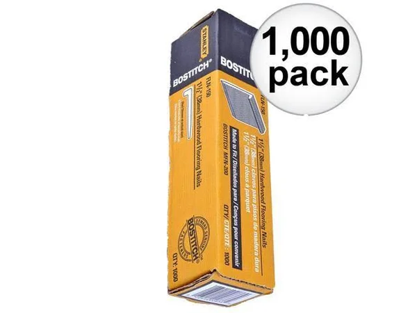 Bostitch FLN-200 1000PK 2x22 L Shaped Hardwood Flooring Cleat Nails 2X 2-Pack