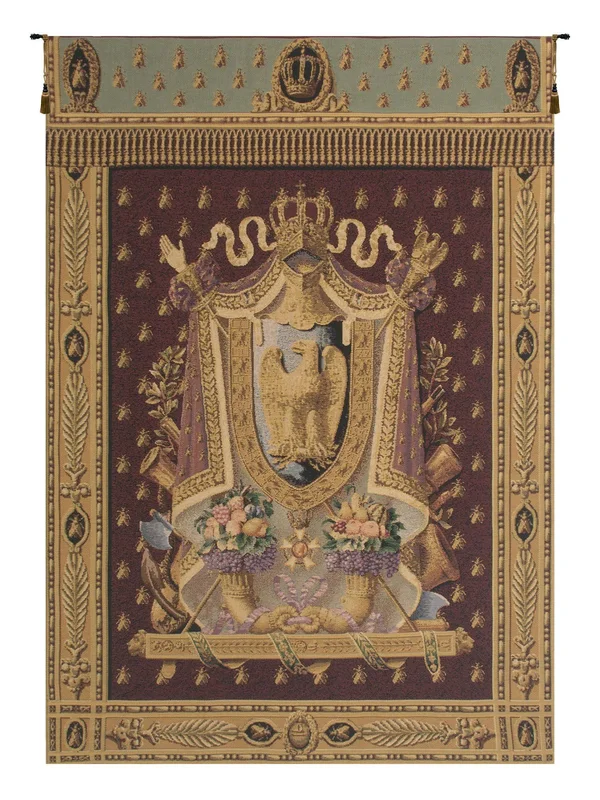 Napolean (Burgundy) Belgian Wall Art Tapestry