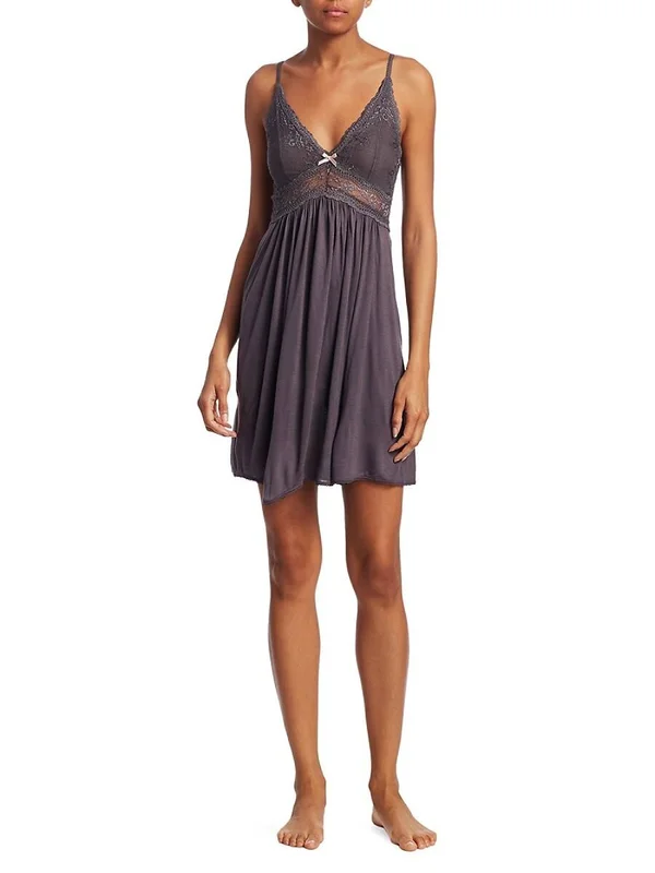 Eberjey Colette Chemise Pebble