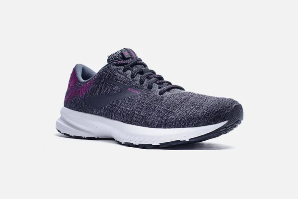 Brooks Launch 6 Running Shoe - Women's Aster/Fig/Gold - 7.5