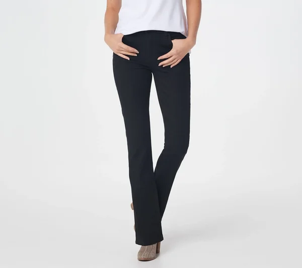 Kut from The Kloth Natalie High Rise Bootcut Jeans, Size Plus 26, Black
