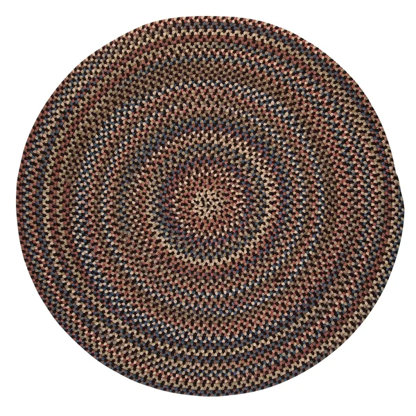Copper Grove Coconino Braided Area Rug - 11& x 11& Round - Dark Brown