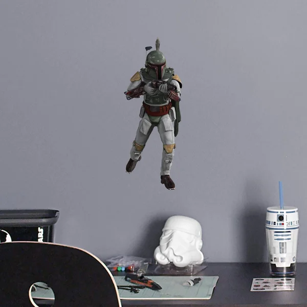 Fathead Boba Fett- X-Large Officially Licensed Star Wars Removable Wall Decal - Size XL