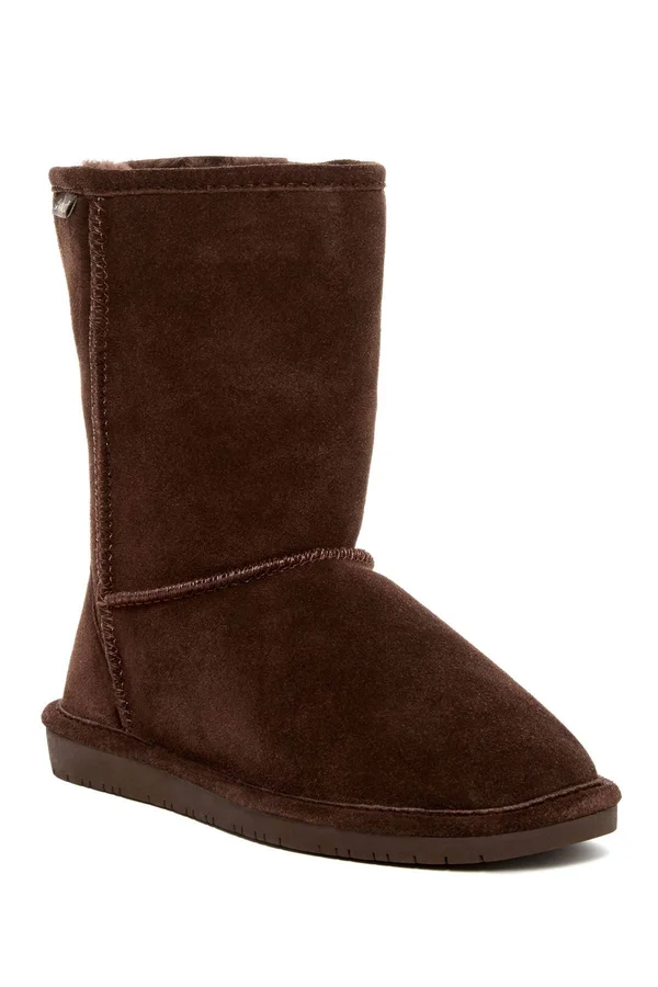 Bearpaw Emma Short Boot - Women's Chocolate, 10.0