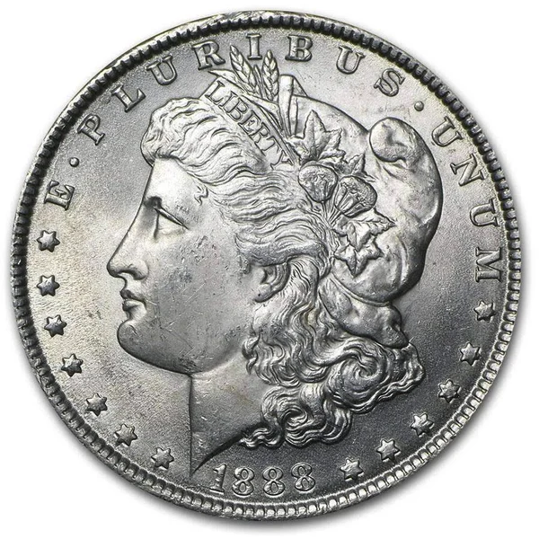 1888 Morgan Dollar BU by American Heritage Bullion