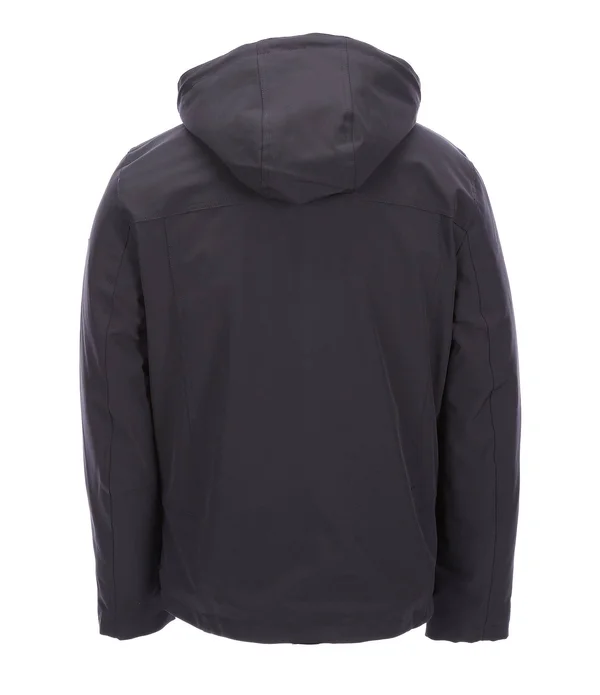 Calvin Klein Soft Shell Hood Full-Zip Jacket, Mens, XL, Iron
