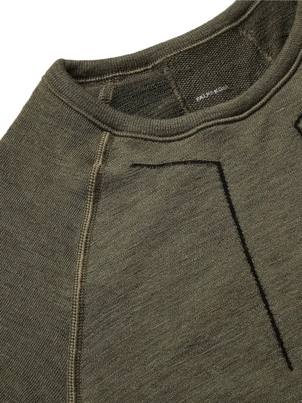 Falke Ergonomic Sport System - Men - Stretch Virgin Wool-Blend Base Layer - Green - 55% Virgin Wool, 43% Polyamide, 2% Elastane