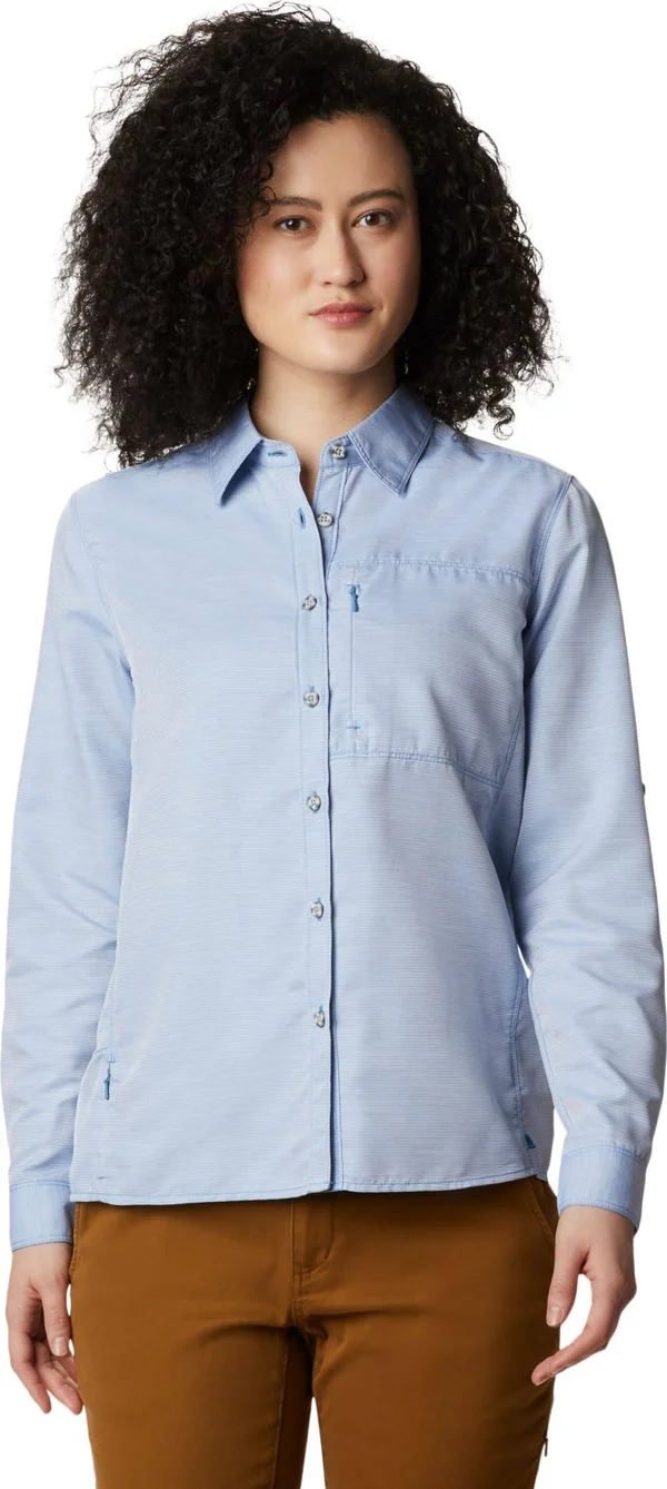 Mountain Hardwear Canyon Long Sleeve Shirt Women's, Deep Lake, Medium