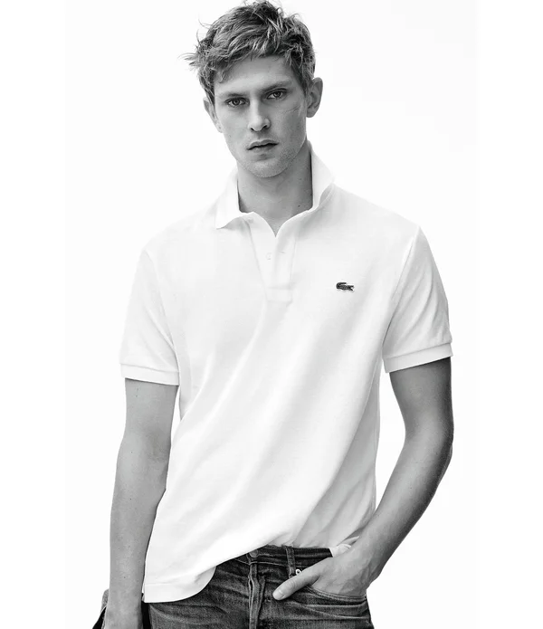 Lacoste Classic Pique Short-Sleeve Polo Shirt - Mens, M, Barbados