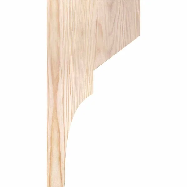 5 1/2x22W x 10x22D x 18x22H Monterey Smooth Corbel, Douglas Fir