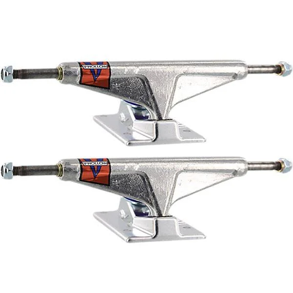 Venture Trucks Polished V-Hollow Light High Silver Skateboard Trucks - 6.14x22 Hanger 8.75x22 Axle (Set of 2)