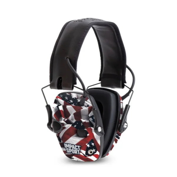 Howard Leight - Impact Sport Electronic Earmuff - One Nation Flag
