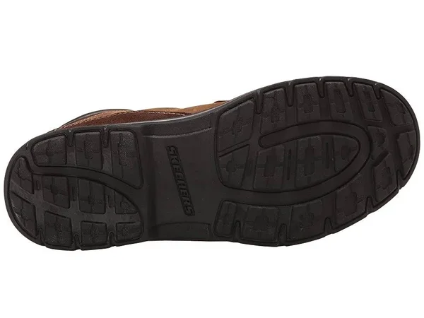 Skechers Men's Relaxed Fit Segment Melego, Size: 8.5, Dark Brown