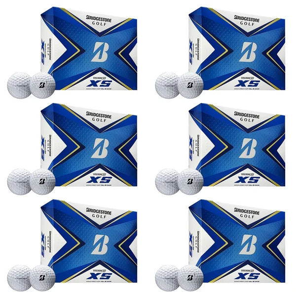 Bridgestone 2020 Tour B Xs Reactive Urethane Distance White Golf Balls (6 Dozen)