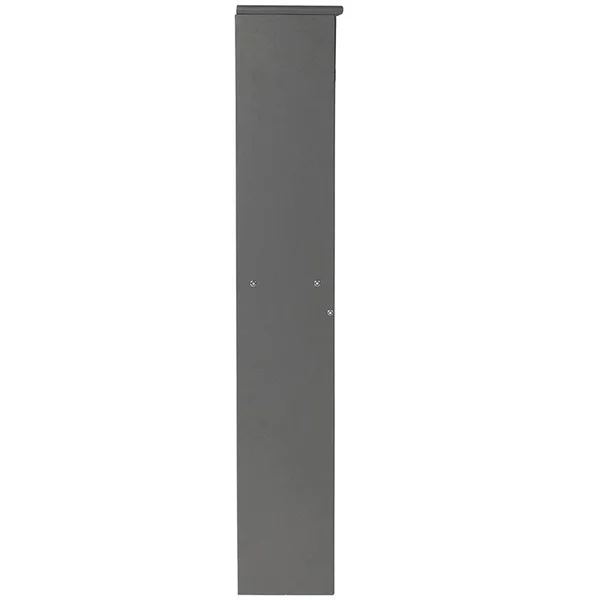 Bowery Hill Solid Wood Bookcase Twin Headboard in Gray