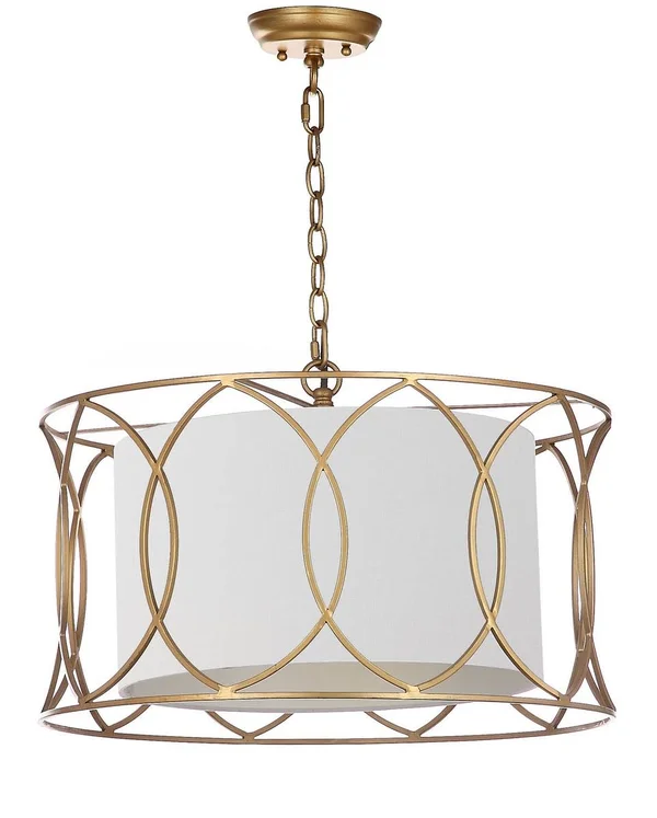 Safavieh Silas 21.5x22D Adjustable Pendant Lamp - Gold