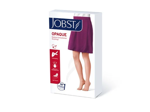 Jobst Opaque SoftFit 20-30 mmHg Knee High Closed Toe Medium Natural