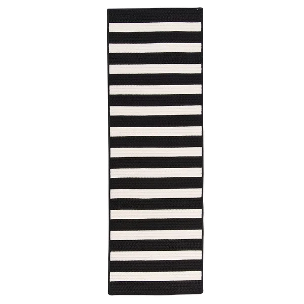 Colonial Mills Bayamo Runner Black Rug - 2 ft x 6 ft Runner