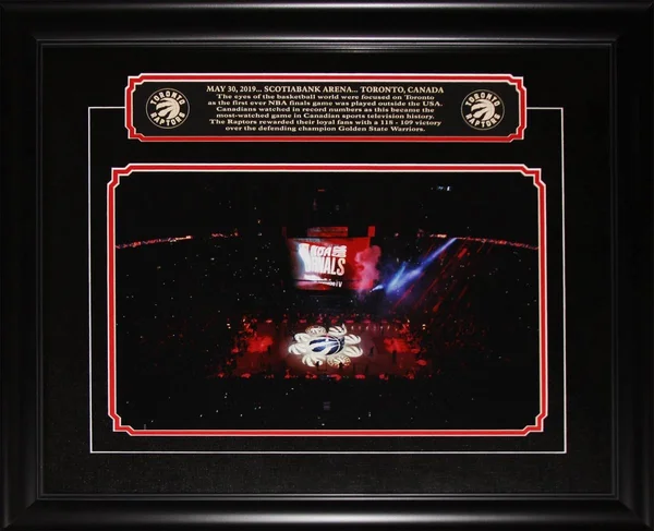 Midway Memorabilia 2019raptors-finals-game1-12x18 Toronto Raptors 2019 NBA Finals Game 1 1st Game 12 x 18 in. Memorabilia Collec
