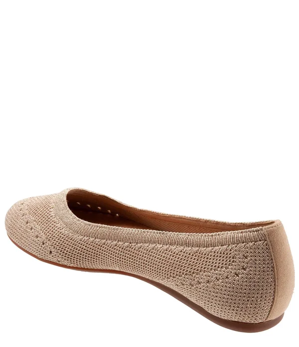 Women's SoftWalk Santorini Ballet Flat - Size: 10, Gold
