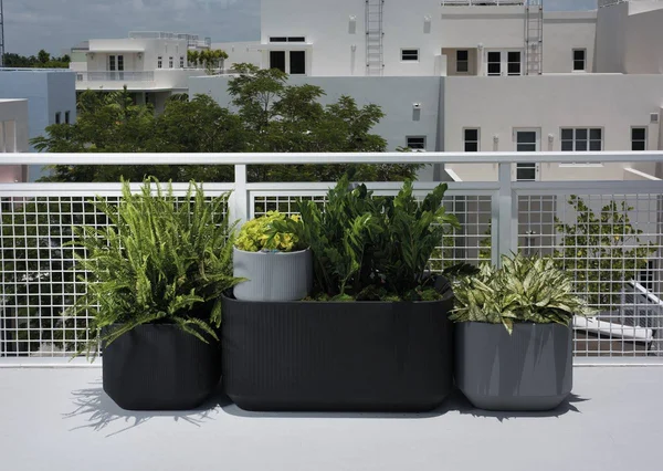 Mod Self-Watering Planter - 20x22x14x22x12x22 - Slate - Crescent Garden
