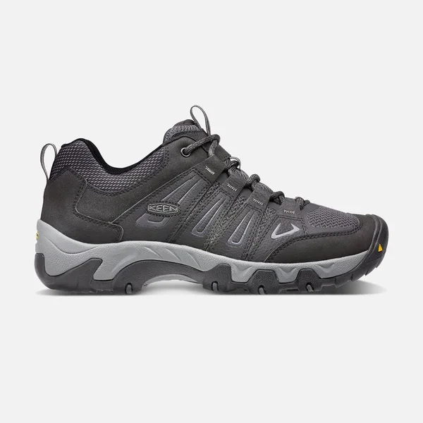 Keen Men's Hiking Shoe OakRidge - 14, Black/Gargoyle