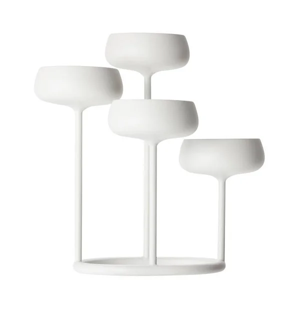 Iittala Nappula Candelabra, Dark Grey