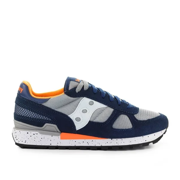 Saucony Shadow Original Navy Blue Grey Orange Sneaker