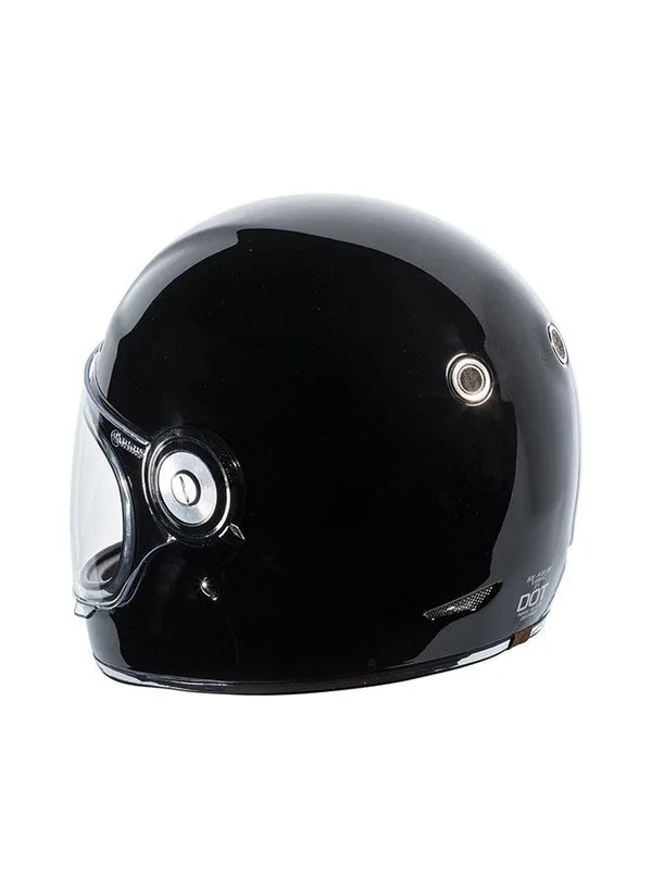 Torc T-1 Retro Full Face Motorcycle Helmet M - Nardo Grey