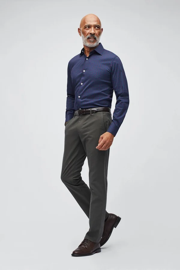 Stretch Weekday Warrior Dress Pants Slim for Men by Bonobos - Tuesday Olive Yd - 38X34