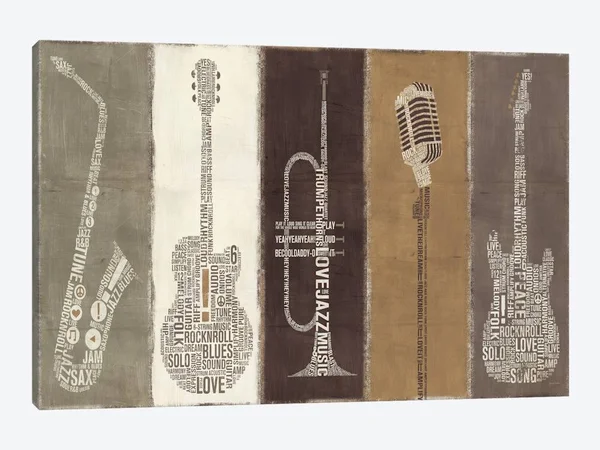 Michael Mullan Canvas Prints - Type Band Neutral Panel