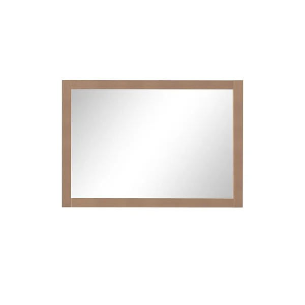 Home Decorators Collection 40.00 in. W x 28.00 in. H Framed Rectangular Bathroom Vanity Mirror in Almond Latte