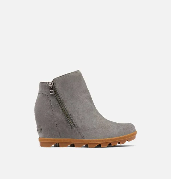 Sorel Women's Joan of Arctic Wedge II Zip Size 10 - Grey