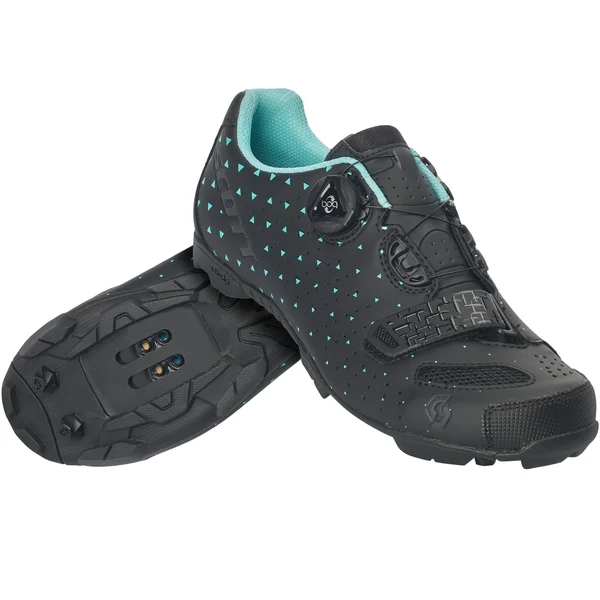 Scott MTB Comp Boa Lady Shoe - Women's 41.0 Black - Turquoise
