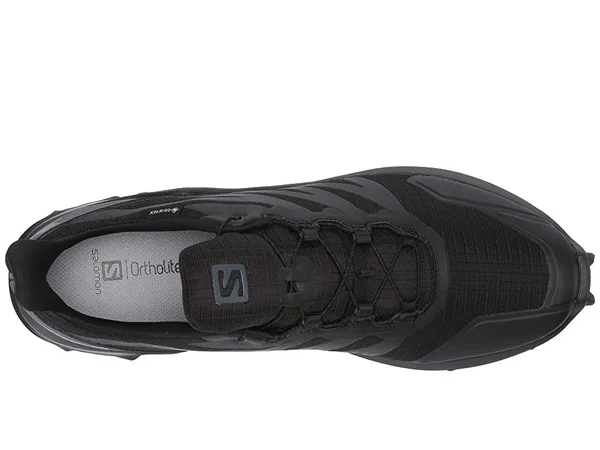 Salomon Men's Supercross GTX Trail Shoes Black, Black, Black 9.5