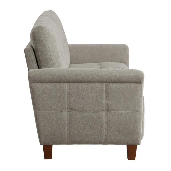 Anneta Living Room Loveseat - Brown