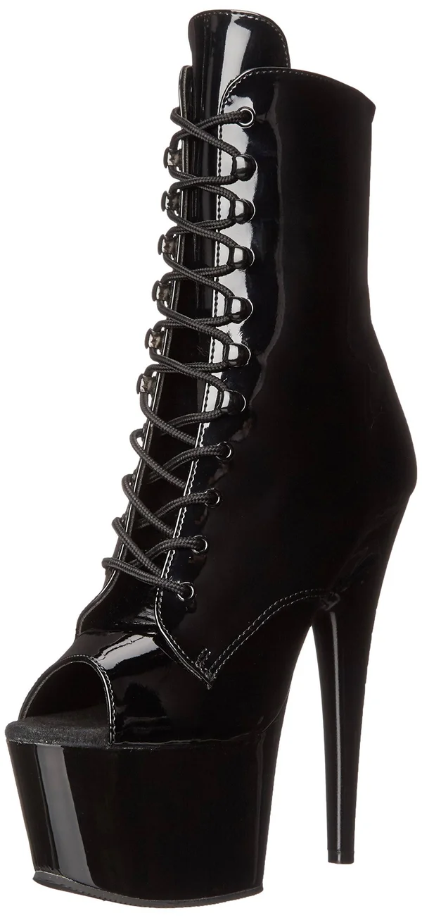 Pleaser - ADORE-1021 6, Black Patent/Black