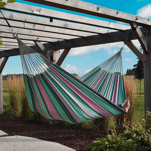 Vivere Brazilian Double Hammock - Watermelon